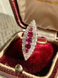 bague marquise or