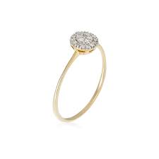 bague diamant femme or