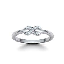 bague infini or blanc