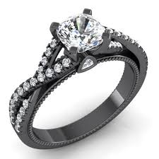 bague or diamant noir