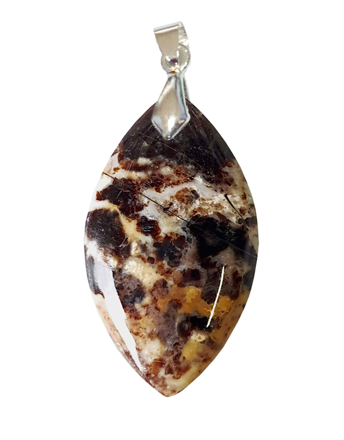 pendentif opale noire