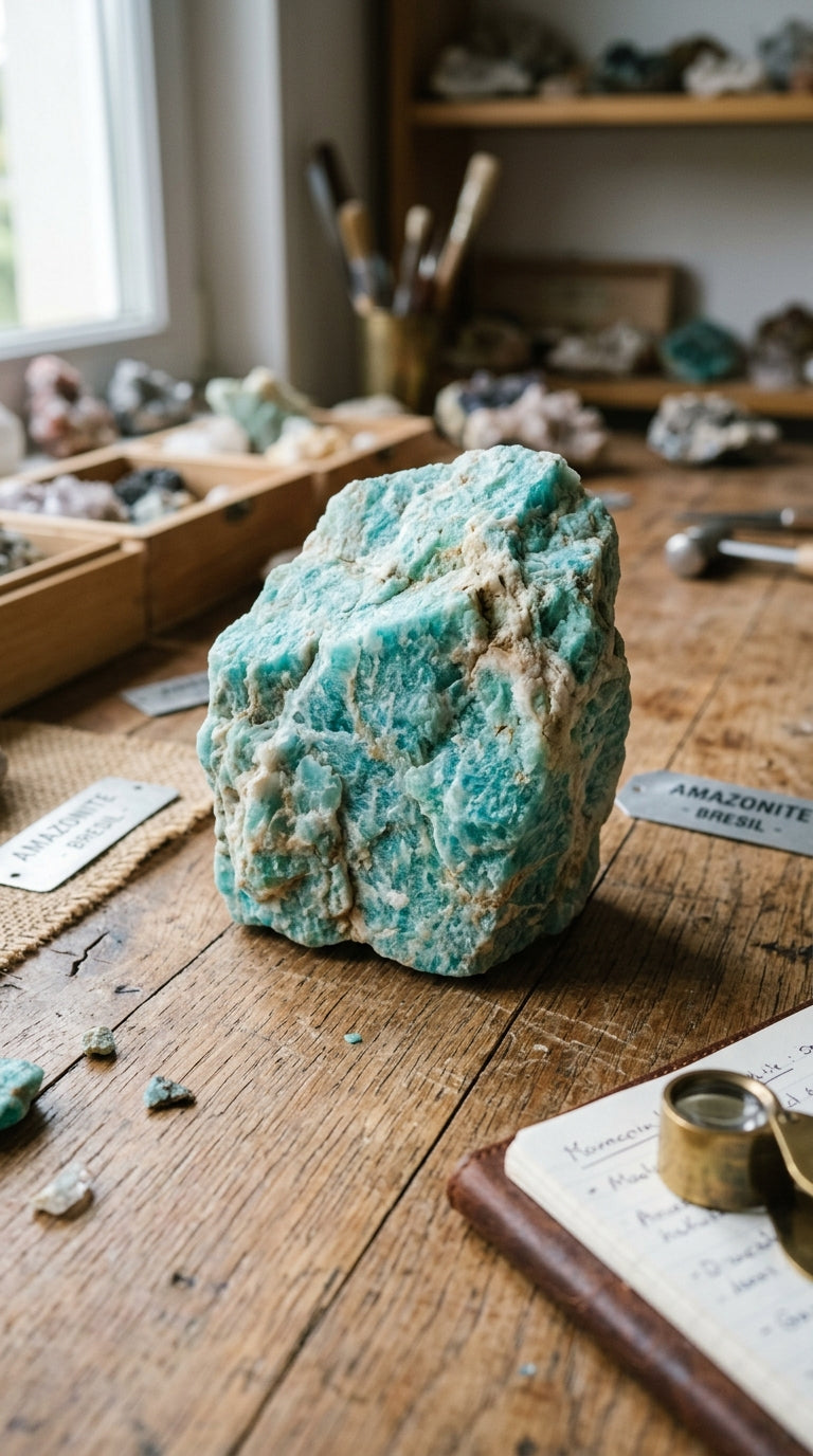 pierre précieuse amazonite