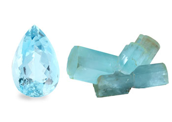 pierre précieuse couleur bleu