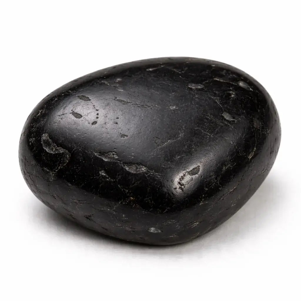 pierre semi précieuse noire brillante